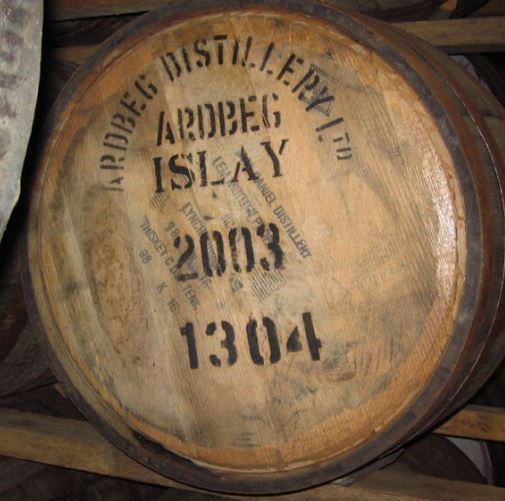 アードベッグ 16.0年 Sherry Butt Cask No.BG237